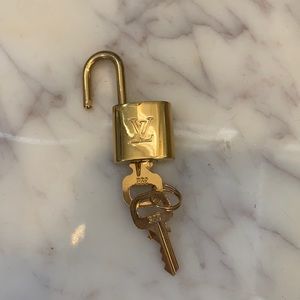 Louis Vuitton lock and key